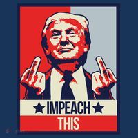 Impeach This Pro Donald Trump Supporter Golf Towel thumb 3