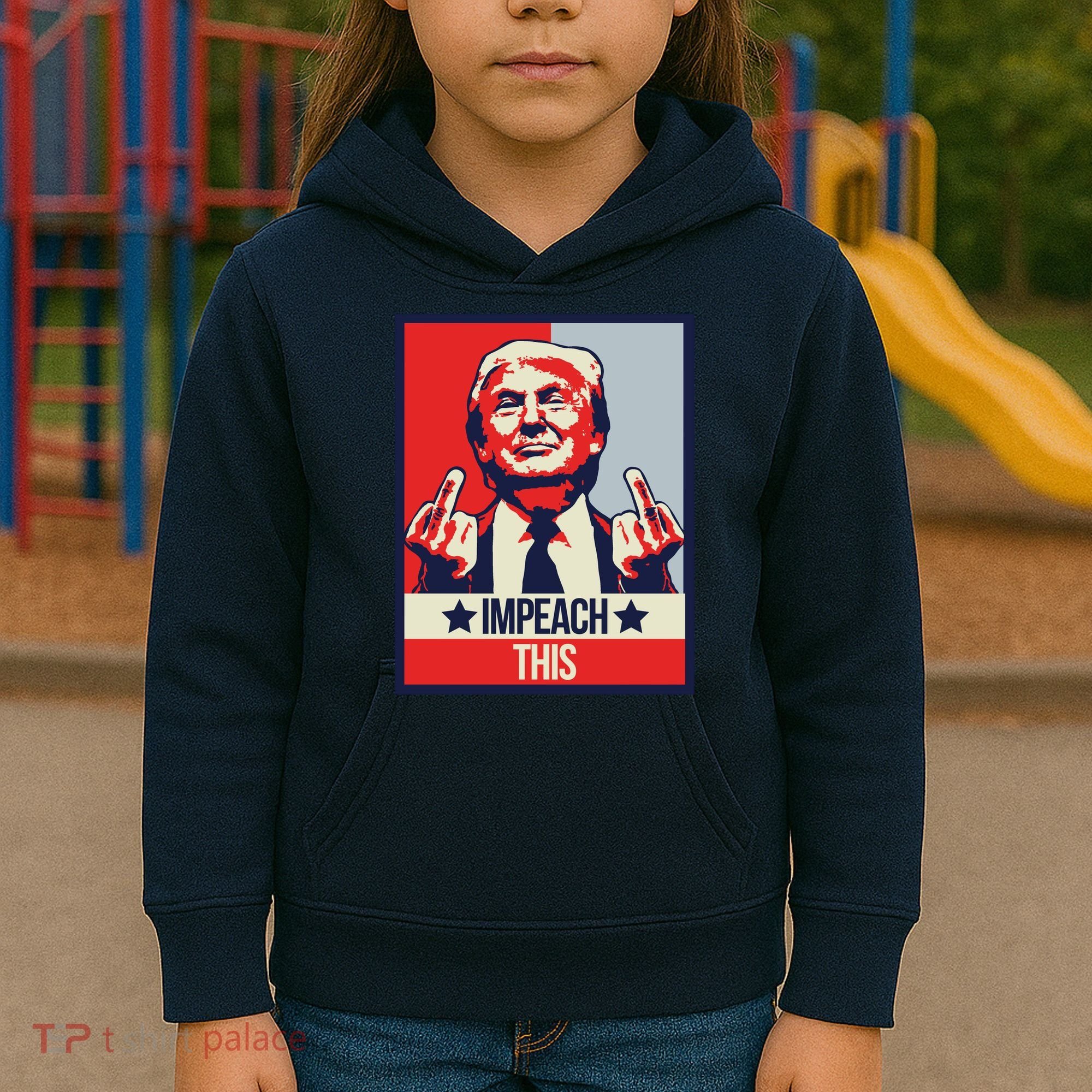 Impeach This Pro Donald Trump Supporter Kids Hoodie