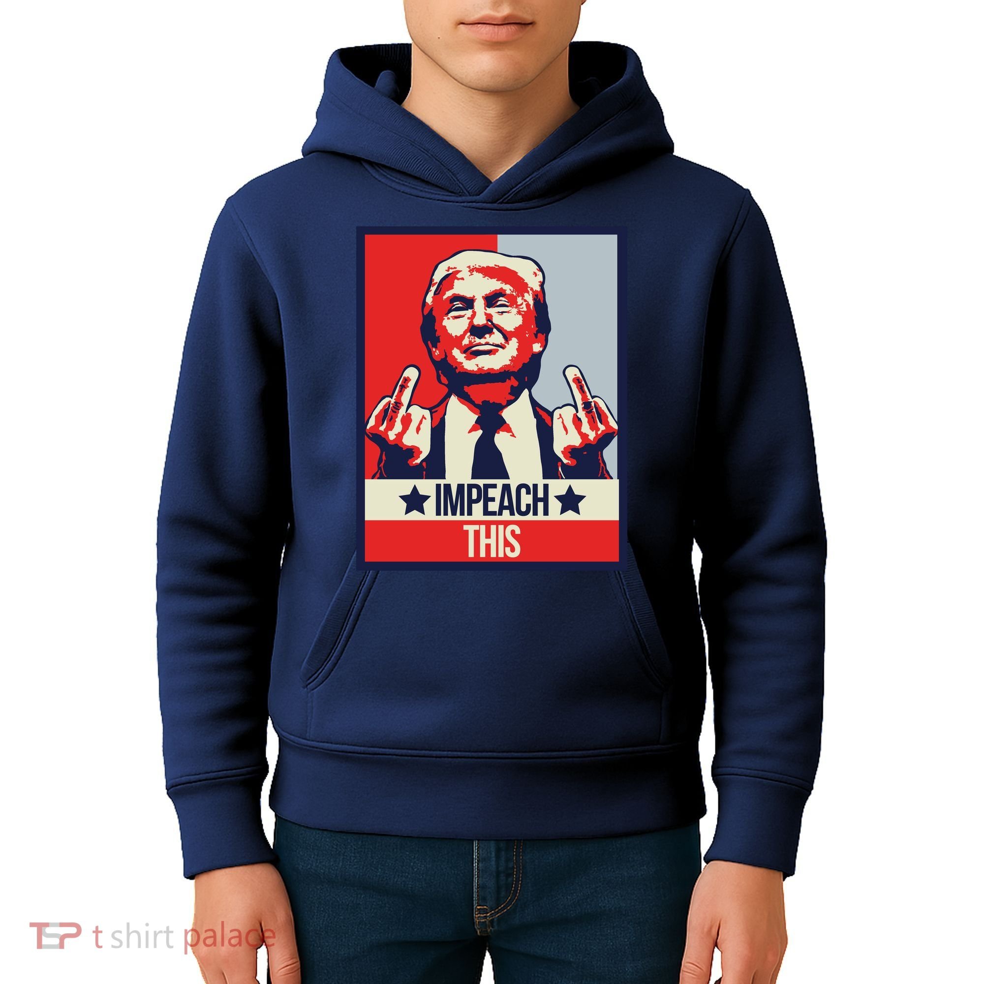 Impeach This Pro Donald Trump Supporter Kids Hoodie