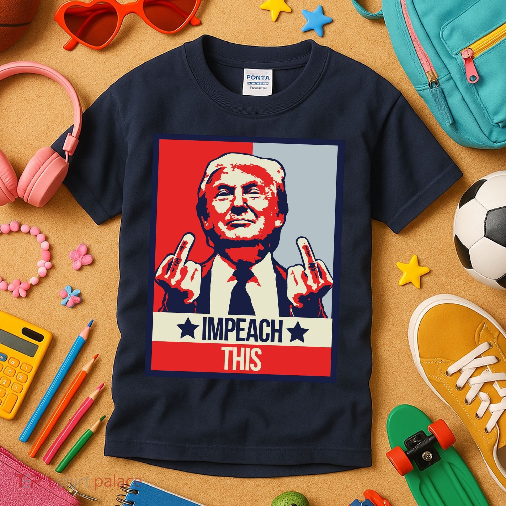Impeach This Pro Donald Trump Supporter Kids T-Shirt