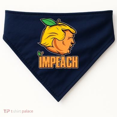 Impeach Trump Anti Trump Impeachment USA-Made Doggie Bandana