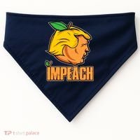 Impeach Trump Anti Trump Impeachment USA-Made Doggie Bandana thumb 0