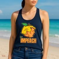 Impeach Trump Anti Trump Impeachment Women's Tank Top thumb 2