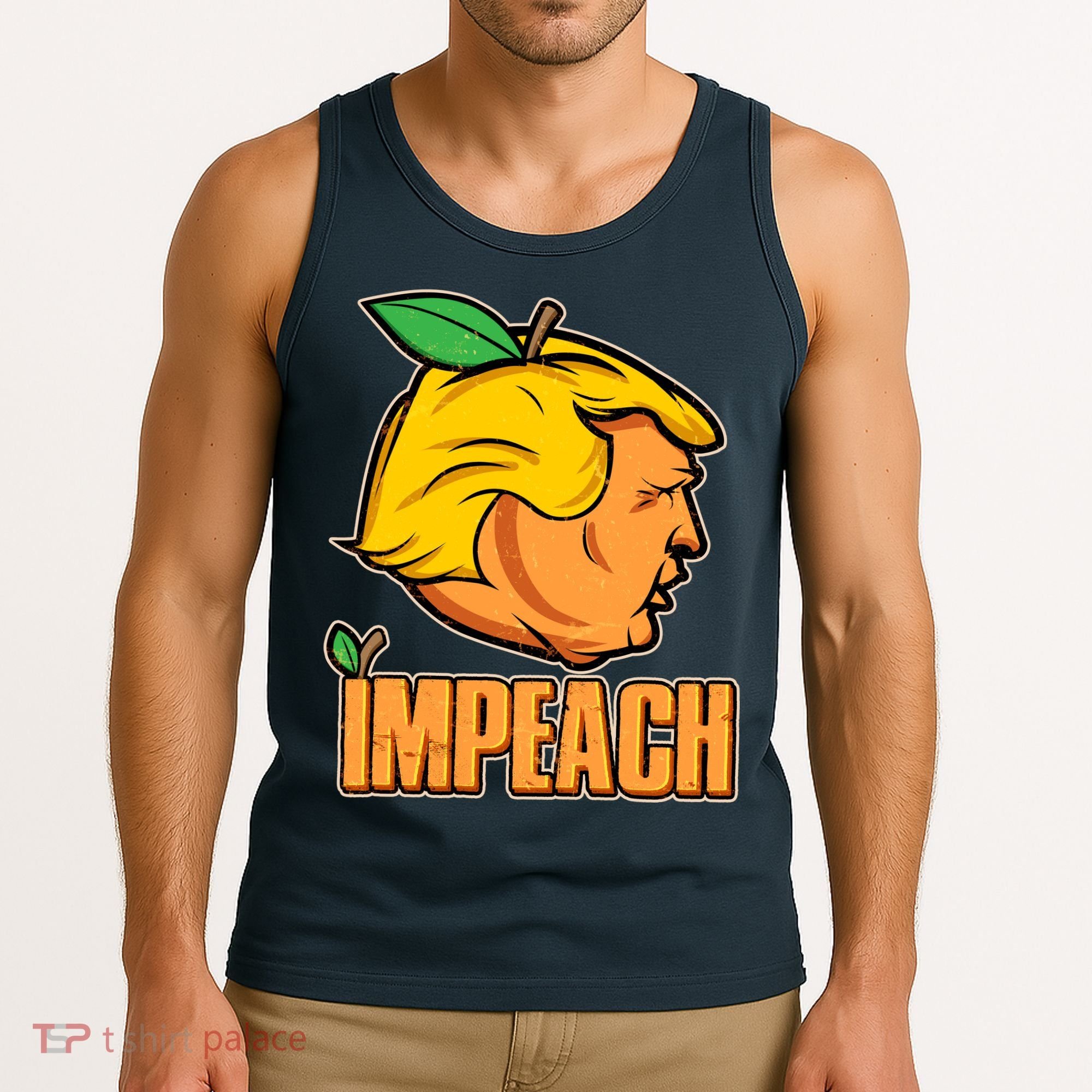 Impeach Trump Anti Trump Impeachment Tank Top