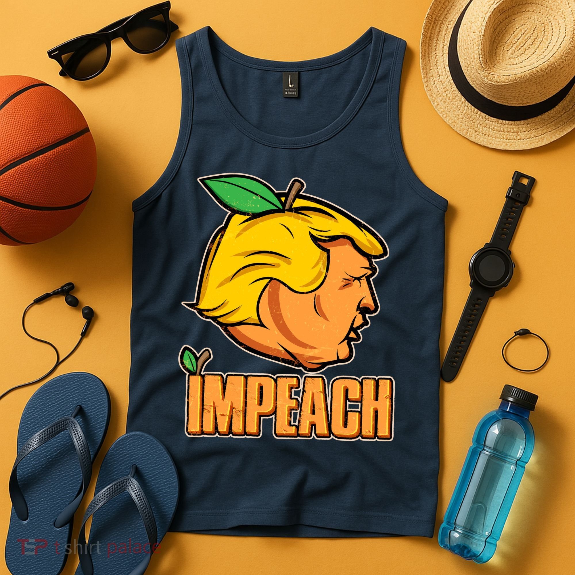 Impeach Trump Anti Trump Impeachment Tank Top