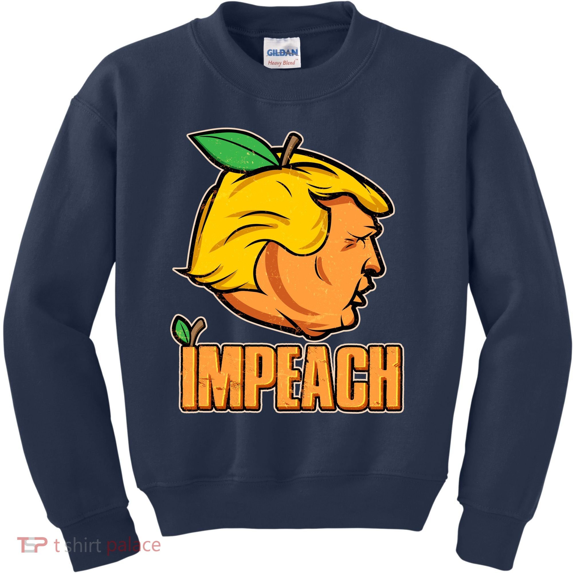 Impeach Trump Anti Trump Impeachment Kids Sweatshirt
