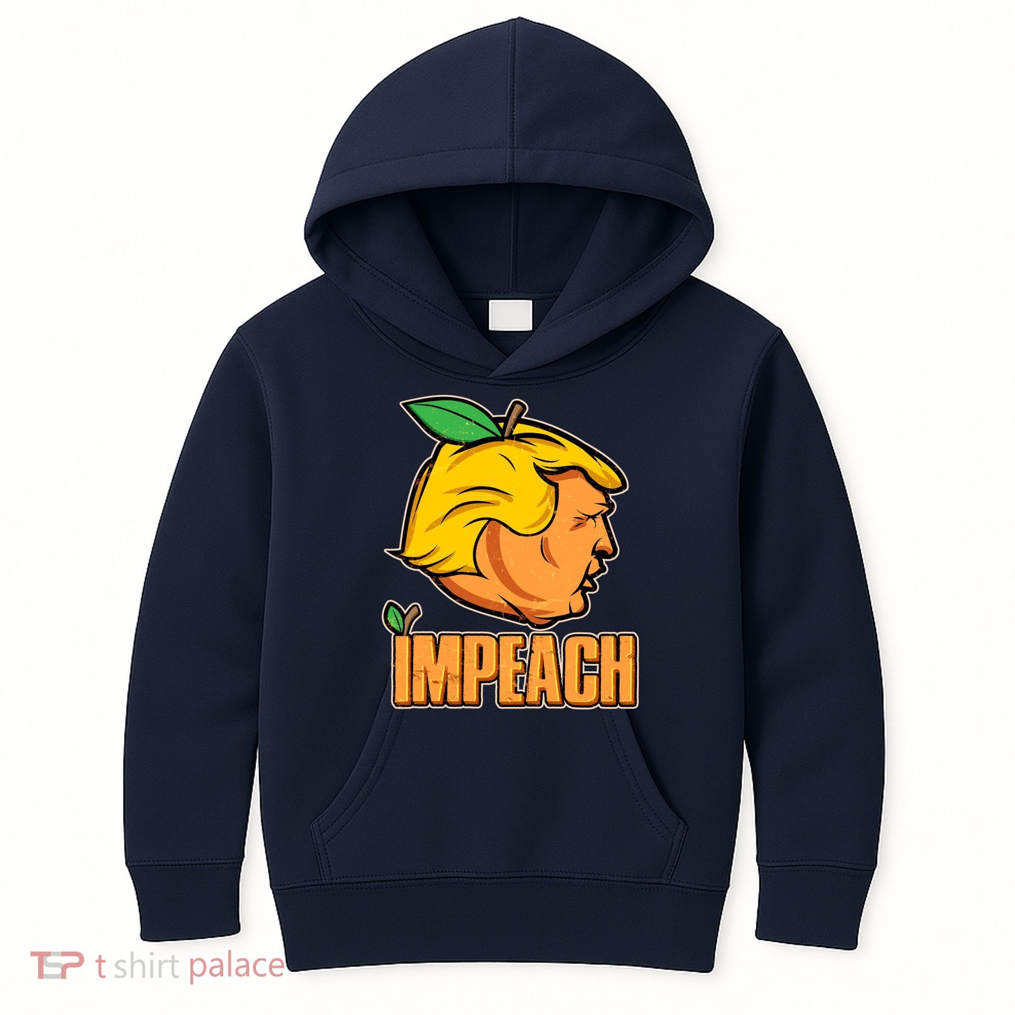 Impeach Trump Anti Trump Impeachment Kids Hoodie