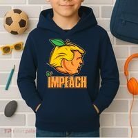 Impeach Trump Anti Trump Impeachment Kids Hoodie thumb 2