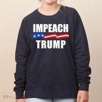 Impeach Trump Resist Anti Trump Women's Sweatshirt thumb 0