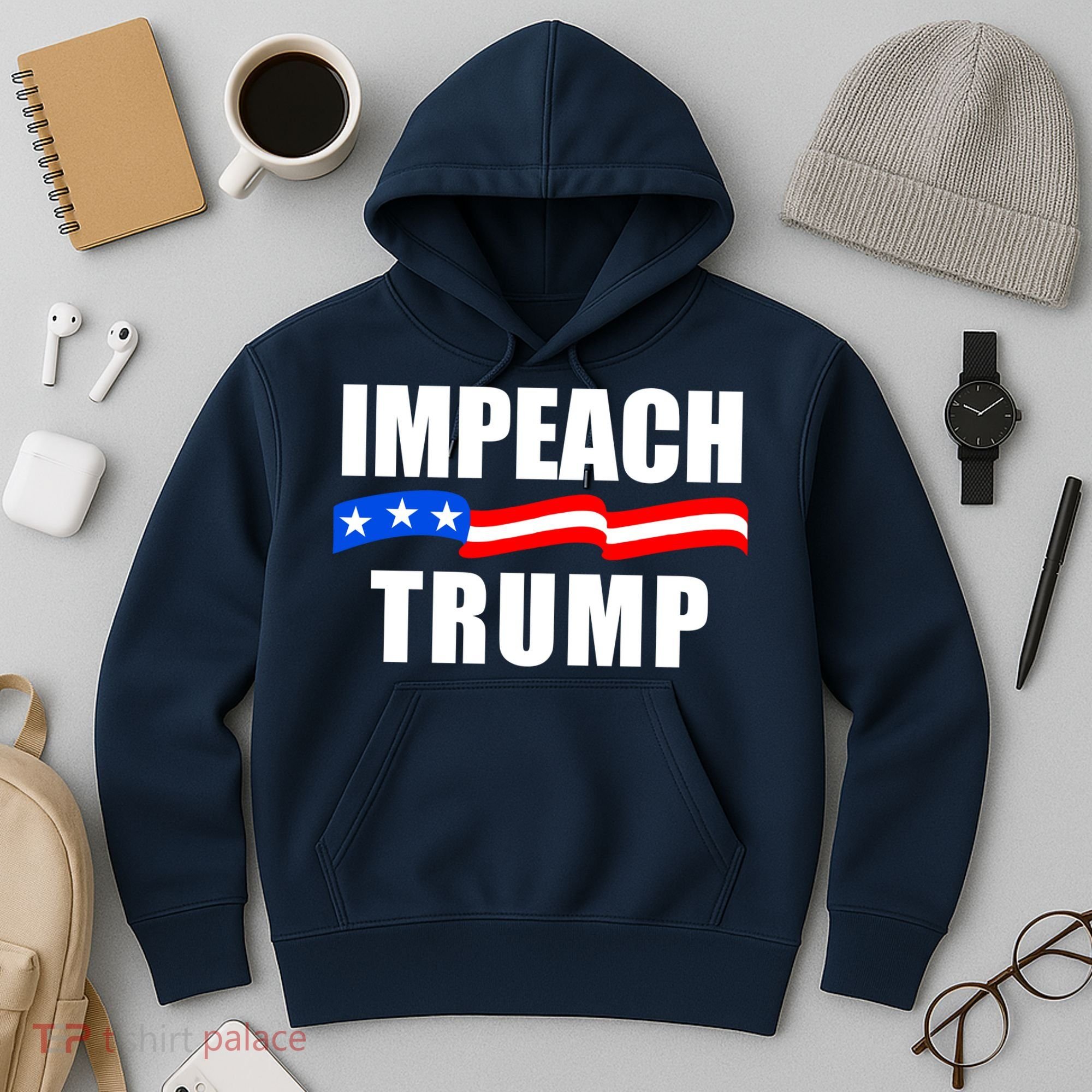Impeach Trump Resist Anti Trump Hoodie