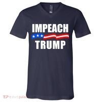 Impeach Trump Resist Anti Trump V-Neck T-Shirt thumb 0
