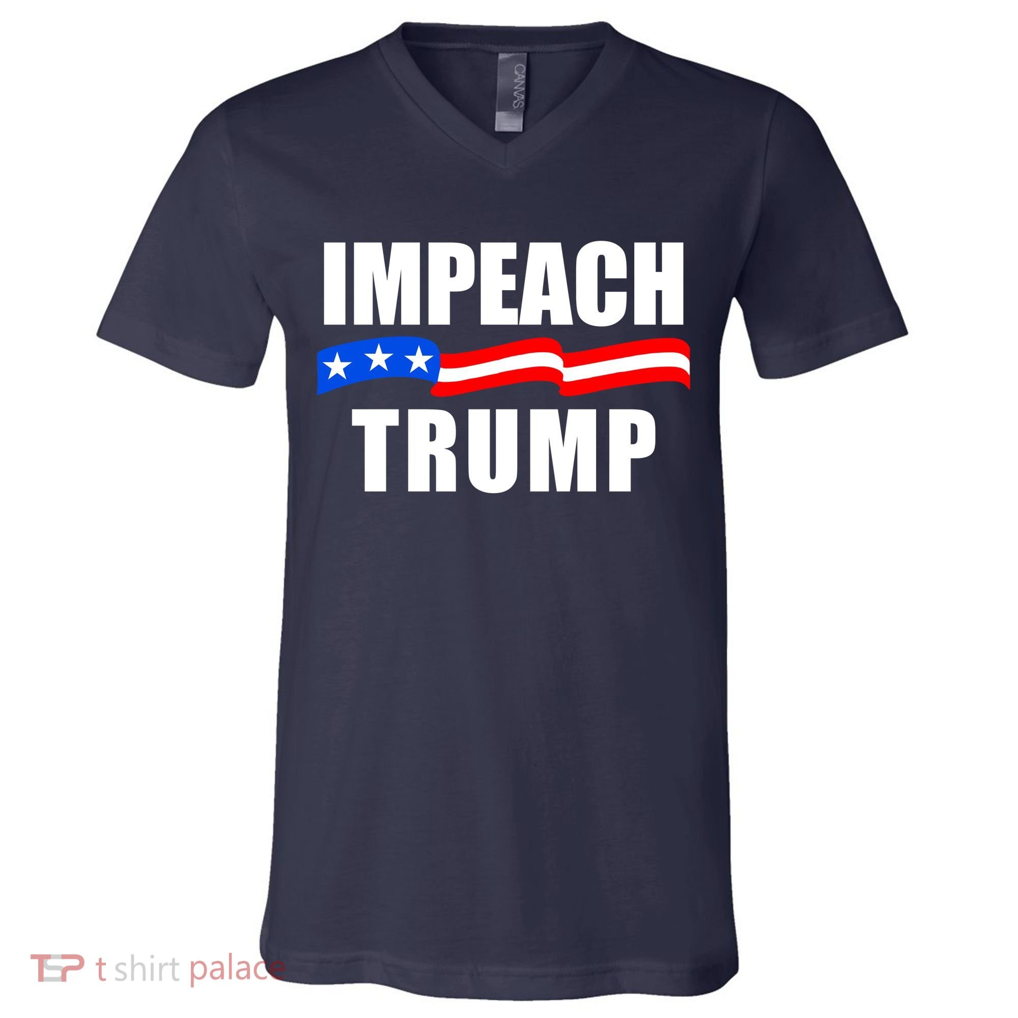 Impeach Trump Resist Anti Trump V-Neck T-Shirt