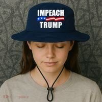 Impeach Trump Resist Anti Trump Bucket Hat thumb 3
