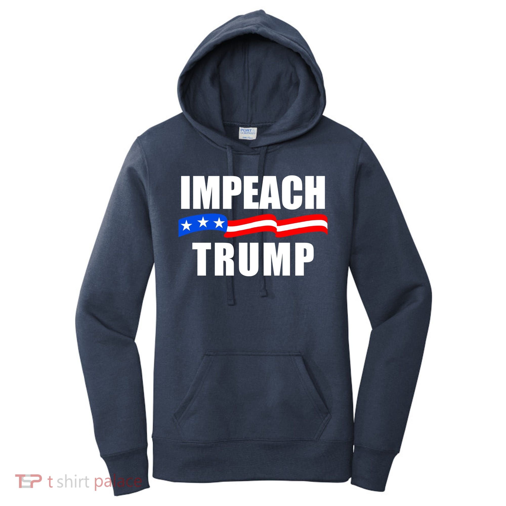Impeach Trump Resist Anti Trump Women's Hoodie