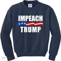 Impeach Trump Resist Anti Trump Kids Sweatshirt thumb 0