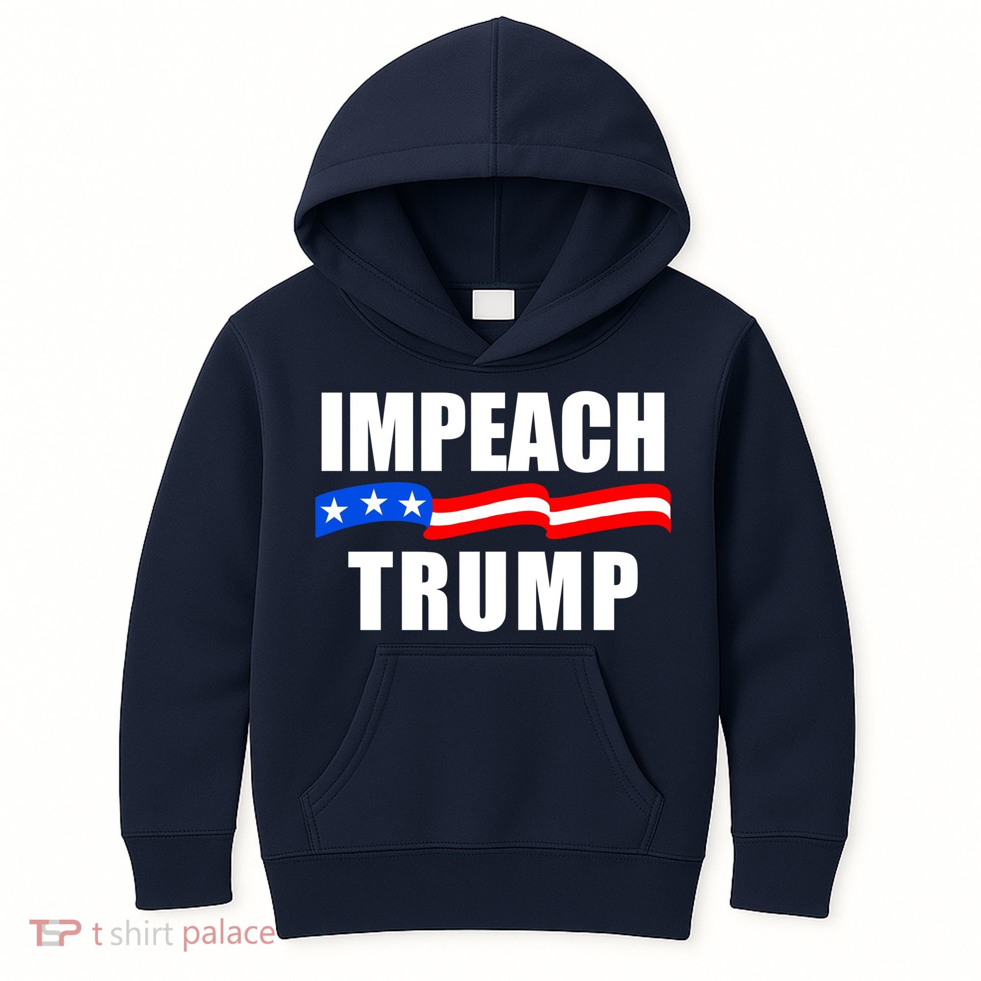 Impeach Trump Resist Anti Trump Kids Hoodie