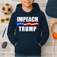 Impeach Trump Resist Anti Trump Kids Hoodie thumb 2