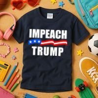 Impeach Trump Resist Anti Trump Kids T-Shirt thumb 3