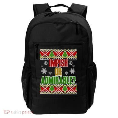 Impish or Admirable Ugly Christmas Backpack
