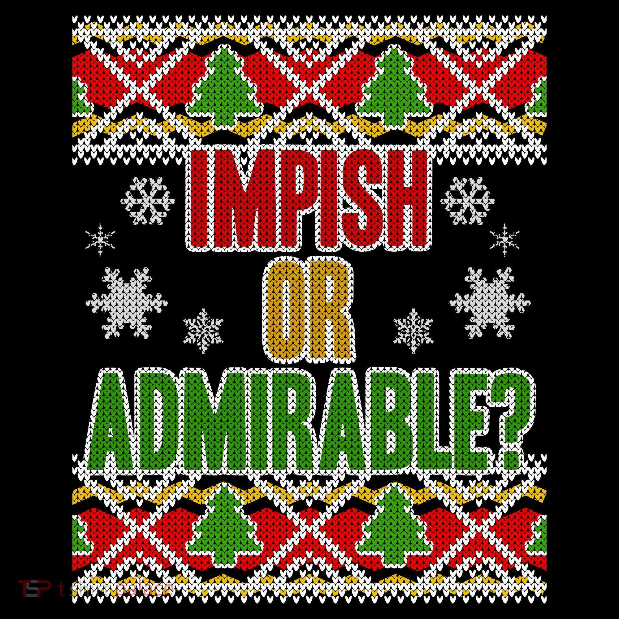 Impish or Admirable Ugly Christmas Coffee Mug