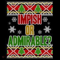 Impish or Admirable Ugly Christmas Pajama Set thumb 2