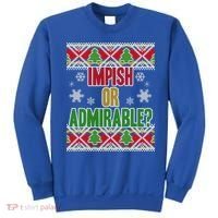 Impish or Admirable Ugly Christmas Sweatshirt thumb 0