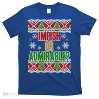 Impish or Admirable Ugly Christmas T-Shirt thumb 0