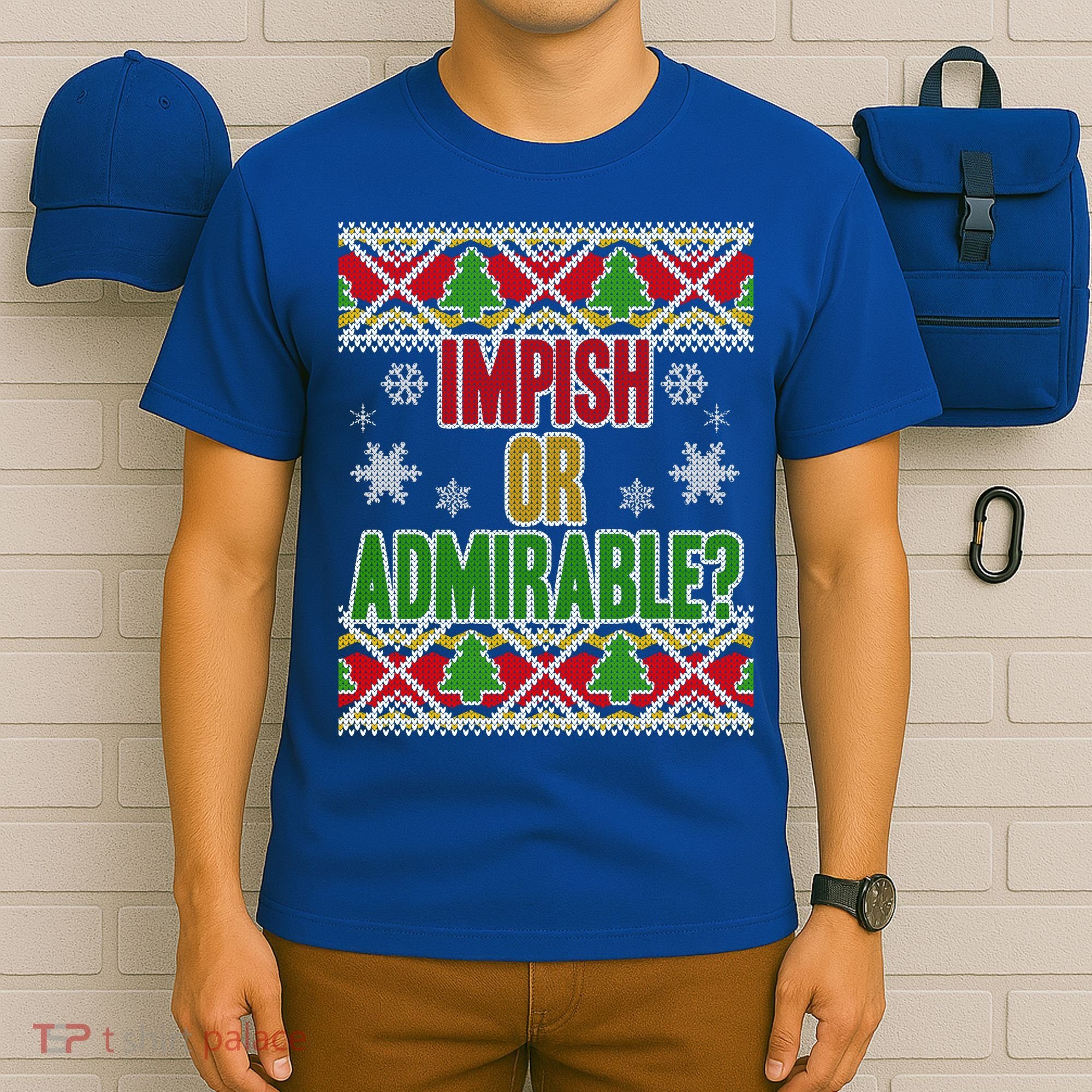 Impish or Admirable Ugly Christmas T-Shirt