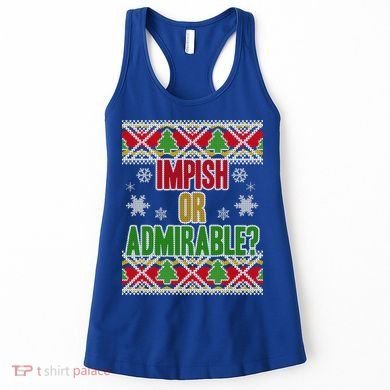 Impish or Admirable Ugly Christmas Women's Tank Top