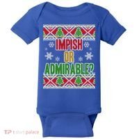 Impish or Admirable Ugly Christmas Baby Bodysuit thumb 0