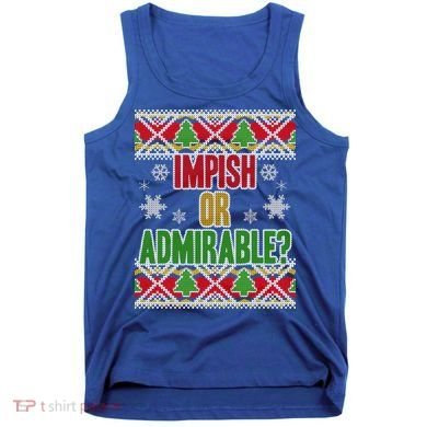 Impish or Admirable Ugly Christmas Tank Top
