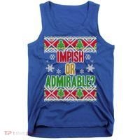Impish or Admirable Ugly Christmas Tank Top thumb 0