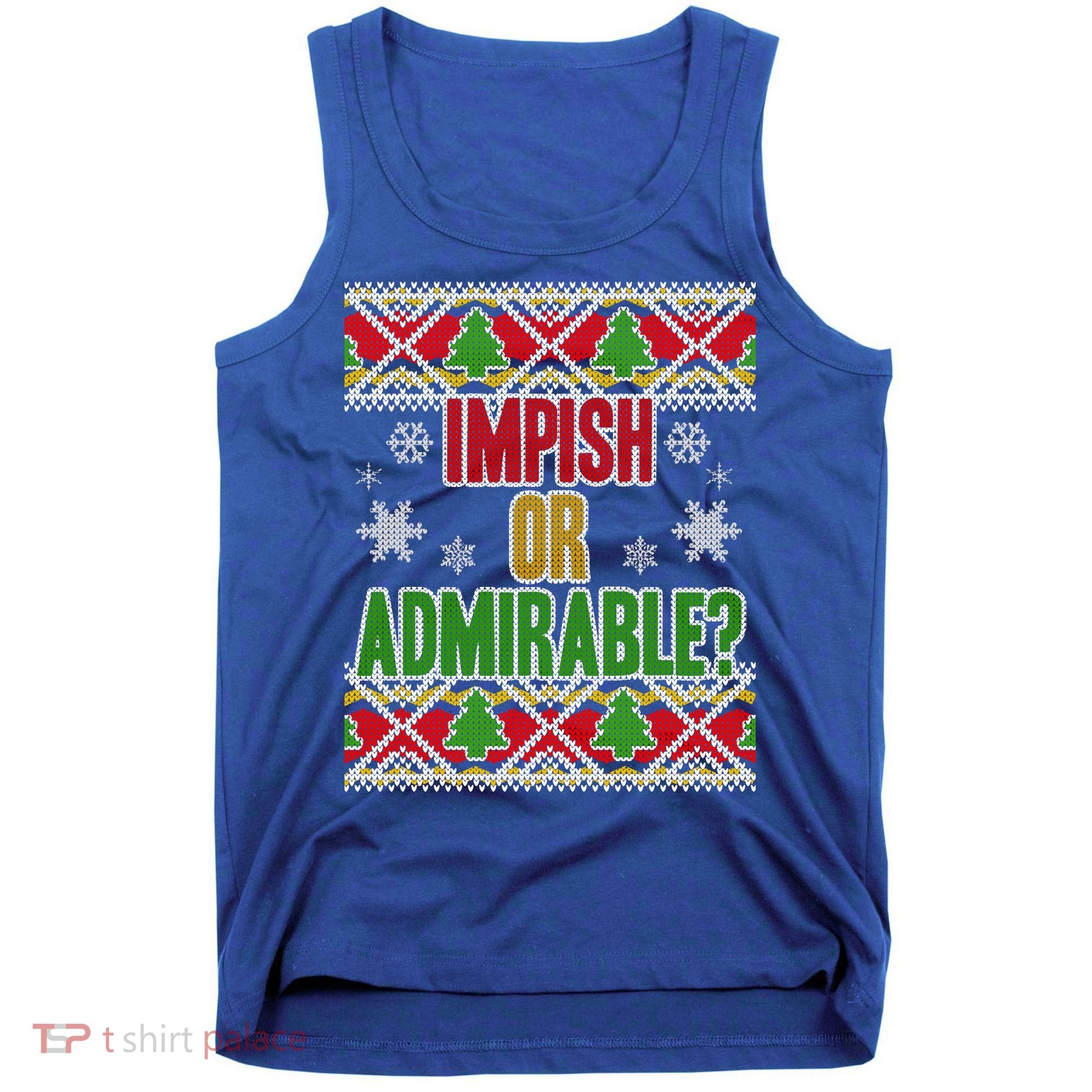 Impish or Admirable Ugly Christmas Tank Top