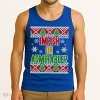 Impish or Admirable Ugly Christmas Tank Top thumb 3