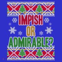 Impish or Admirable Ugly Christmas Women's Long Sleeve Shirt thumb 2