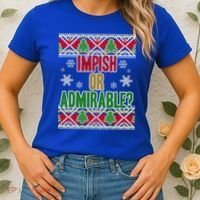 Impish or Admirable Ugly Christmas Women's T-Shirt thumb 2