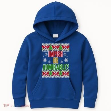 Impish or Admirable Ugly Christmas Kids Hoodie