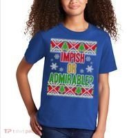 Impish or Admirable Ugly Christmas Kids T-Shirt thumb 2