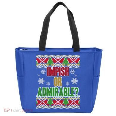 Impish or Admirable Ugly Christmas Tote Bag