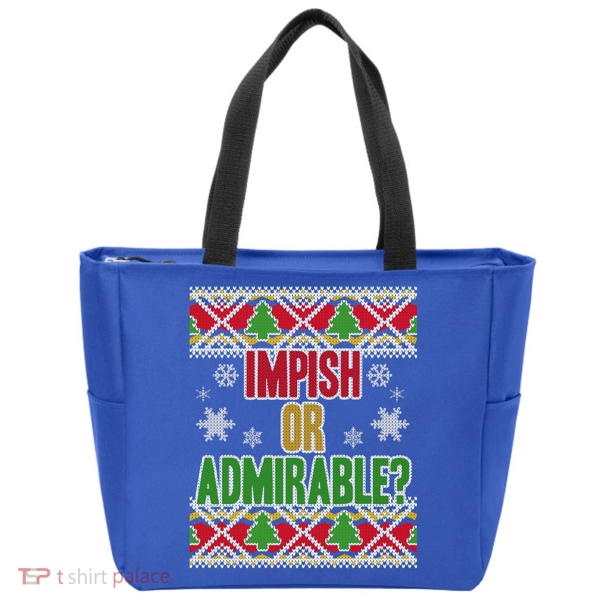 Impish or Admirable Ugly Christmas Tote Bag