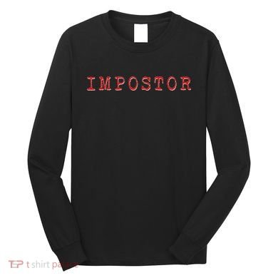 Impostor Game Meme Long Sleeve Shirt