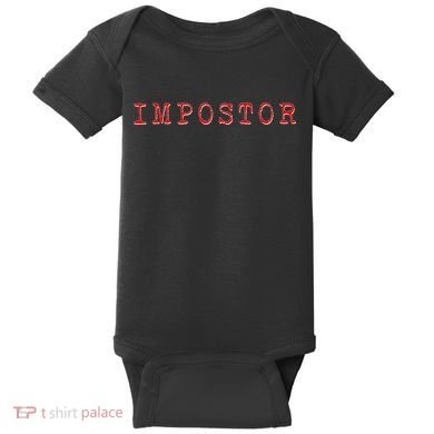 Impostor Game Meme Baby Bodysuit