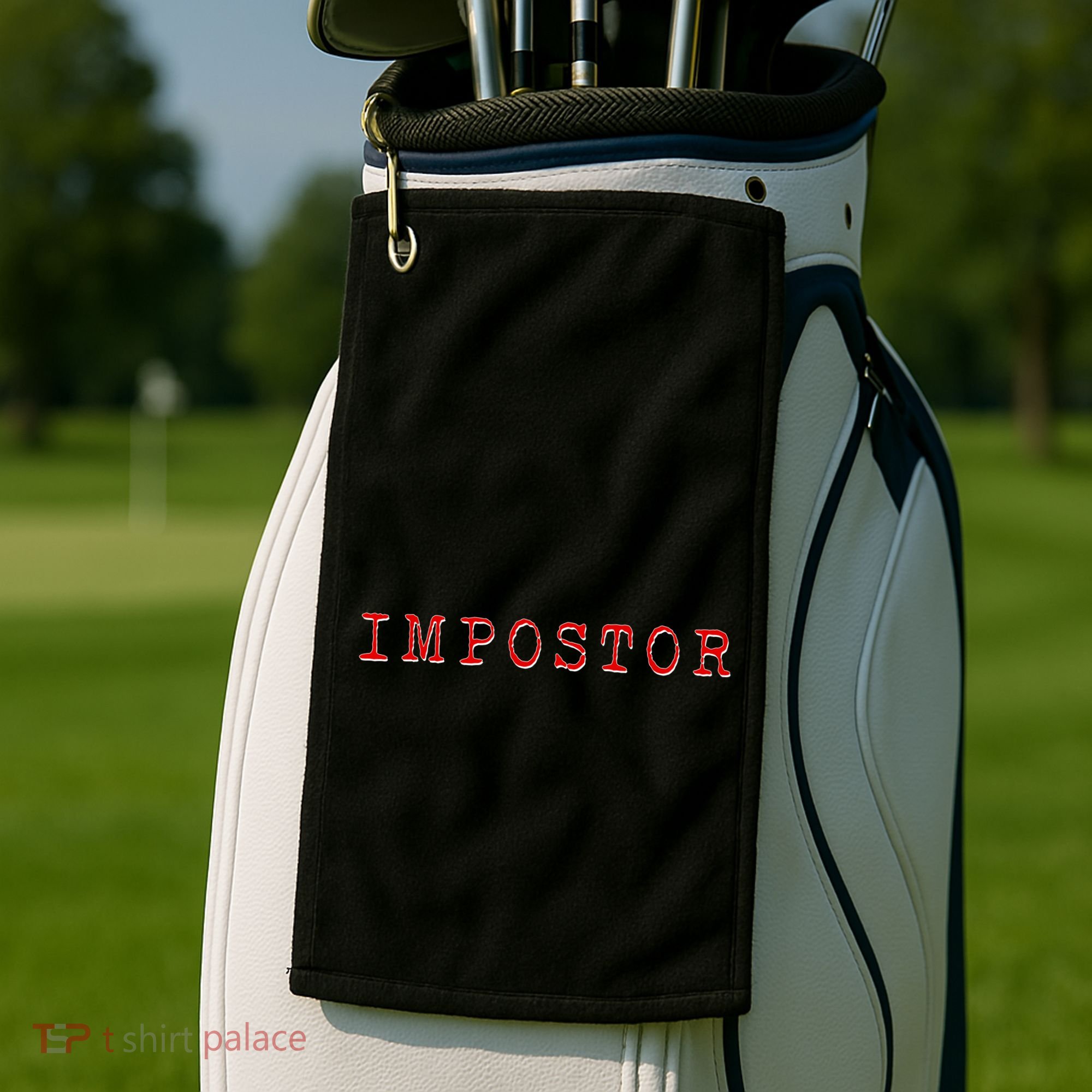 Impostor Game Meme Golf Towel