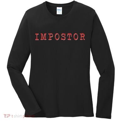 Impostor Game Meme Women's Long Sleeve Shirt