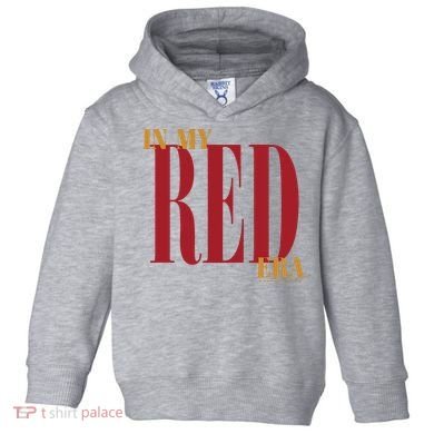 In My Red Era Toddler Hoodie