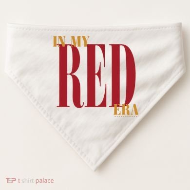 In My Red Era USA-Made Doggie Bandana