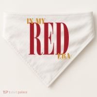 In My Red Era USA-Made Doggie Bandana thumb 0