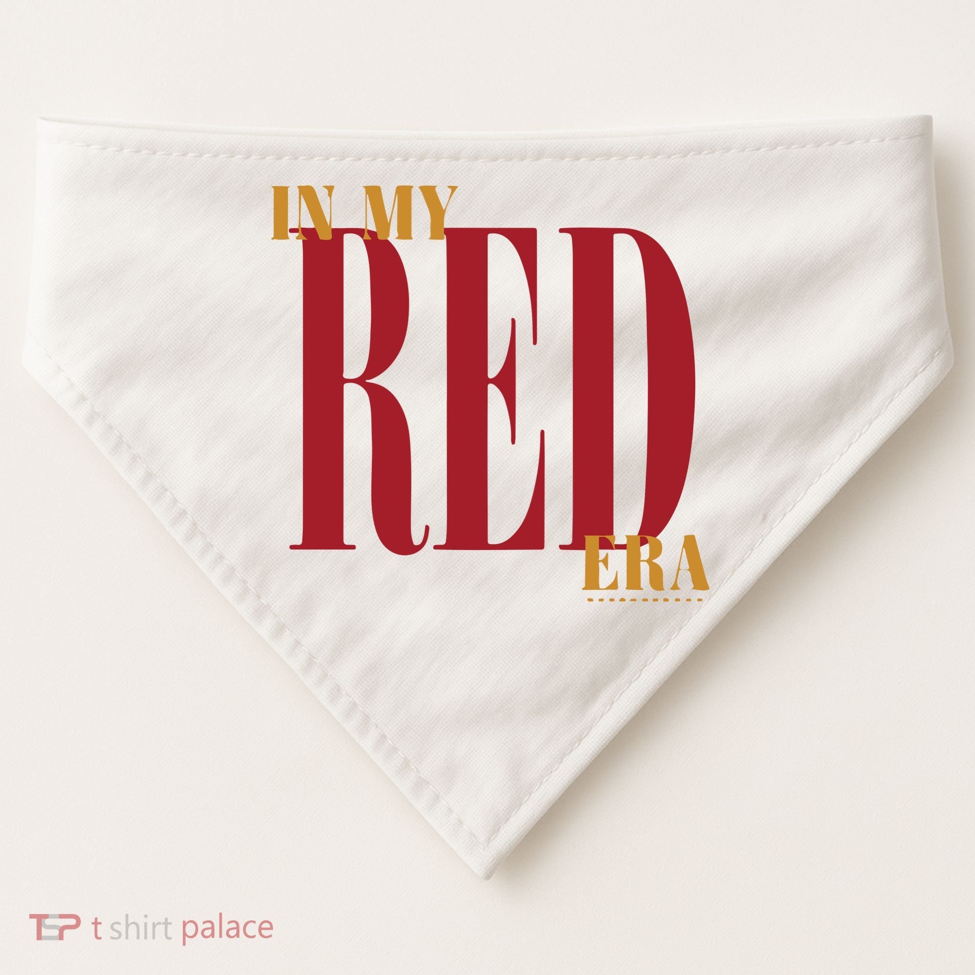In My Red Era USA-Made Doggie Bandana