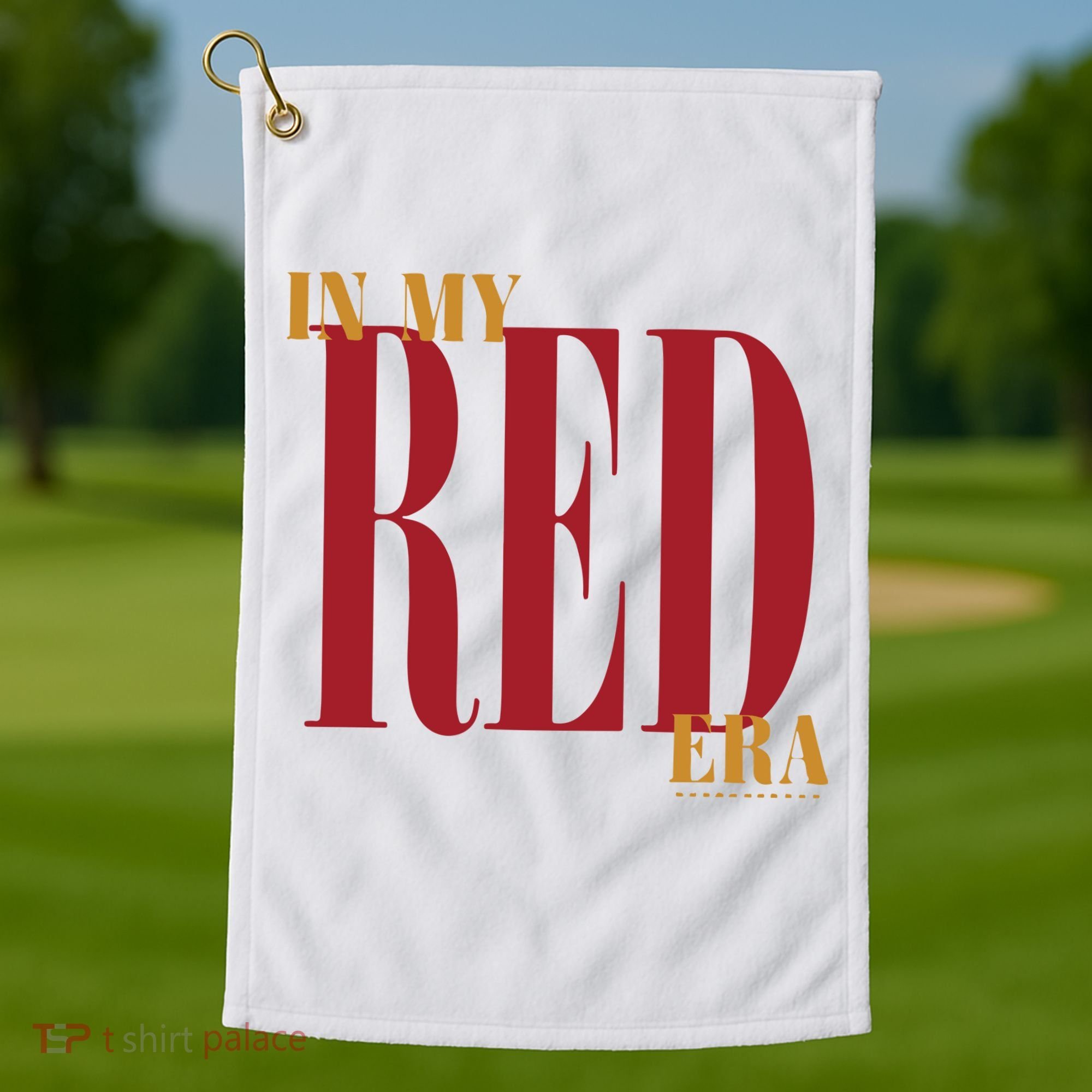 In My Red Era Golf Towel