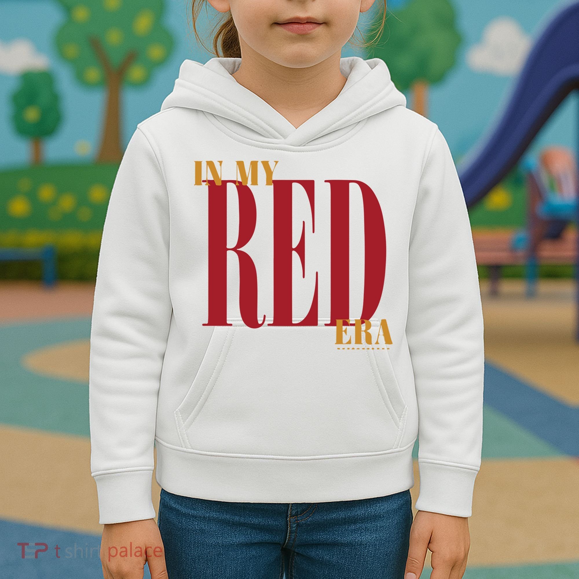 In My Red Era Kids Hoodie